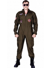 Fighter Pilot Costume - Adult Army Costume Fighter Costume 